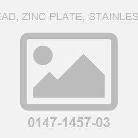 M14X140;Hex Head, Zinc Plate, Stainless Steel Screw